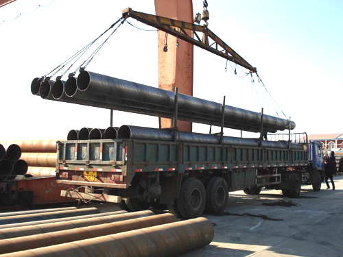 螺旋<a href=http://www.m.js-tour.com target=_blank class=infotextkey>焊接鋼管</a>裝貨圖